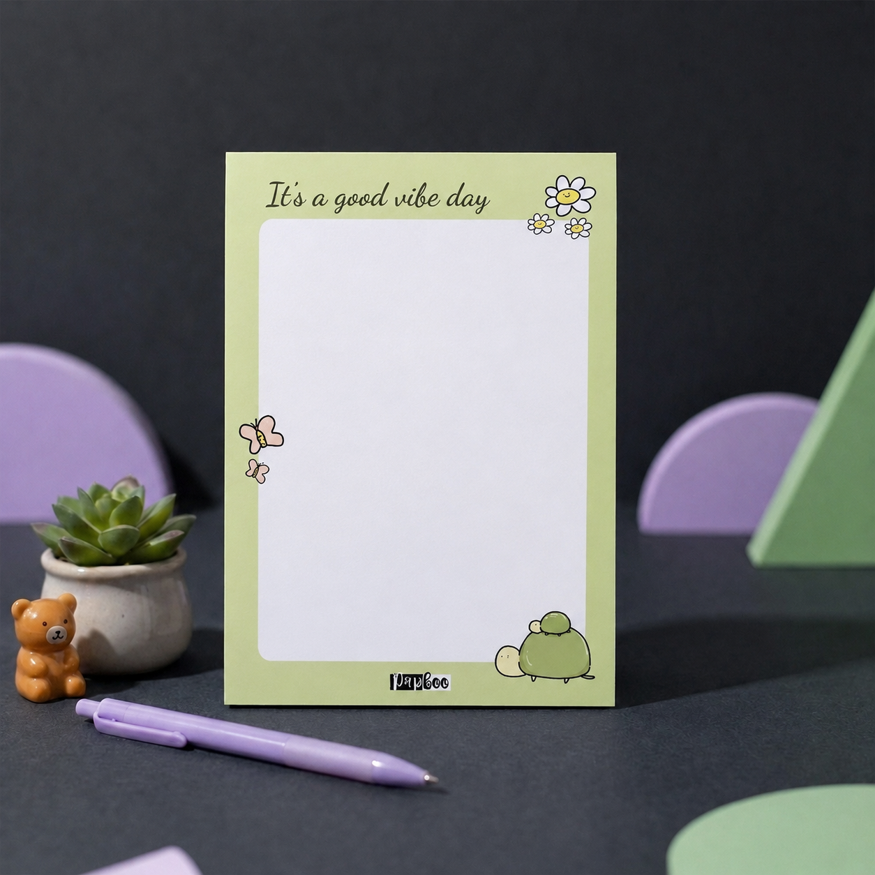 A6 Tear-Off Notepad – Good Vibe