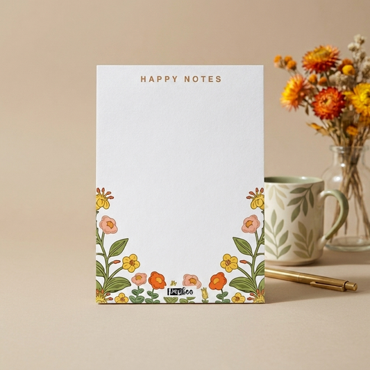 A6 Tear-Off Notepad – Happy Notes