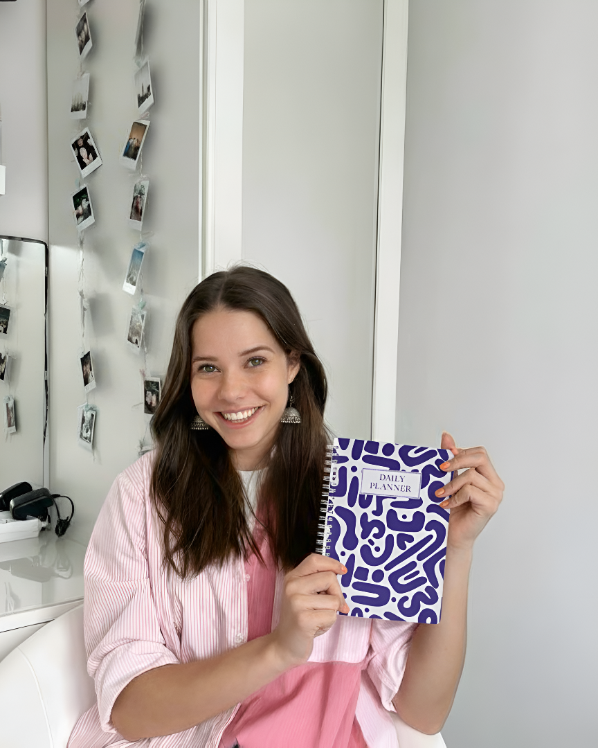 Blue White- Daily Planner