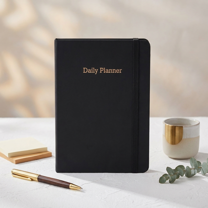 Executive Daily Planner For 3 Months - Black