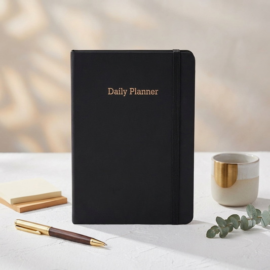 Executive Daily Planner For 3 Months - Black