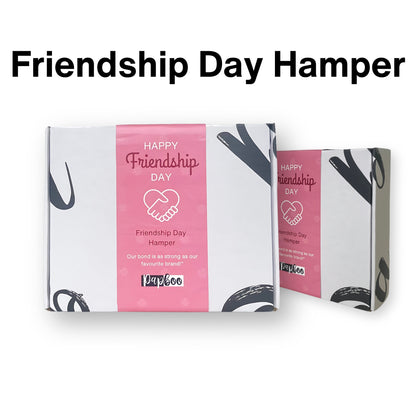 Papboo Friendship day Hamper For Female Friend 1 Daily Planner, 1 Notebook Diary,1 Pen, 5 Bookmark, 1 Fridge Magnet Opener, 2 Friendship Cards