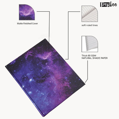 Galaxy & Mandala- Hardbound Dairy