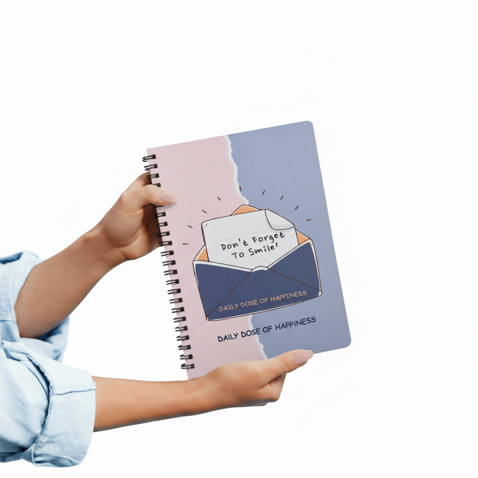 Smile- Wiro Dot Grid Journal