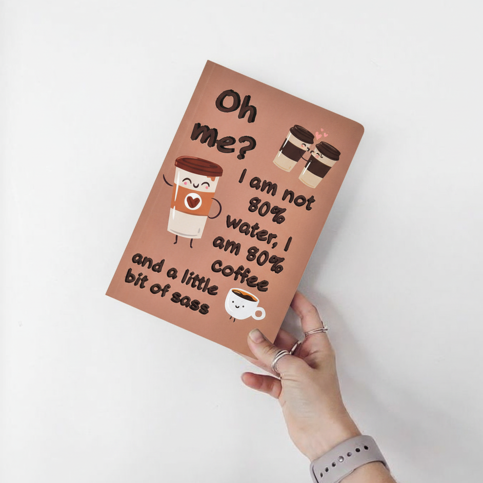 Coffee lover- Soft Bound Notebook