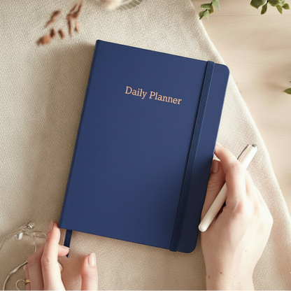 Executive Daily Planner For 3 Months - Blue