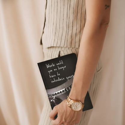 Work Untill- Soft Bound Notebook