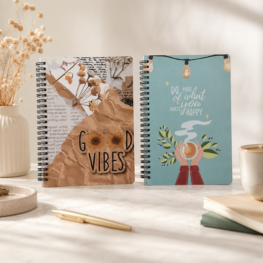 Good Vibes & Do More- Pack Of 2