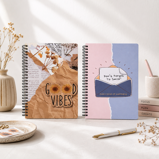 Good Vibes & Smile- Pack of 2