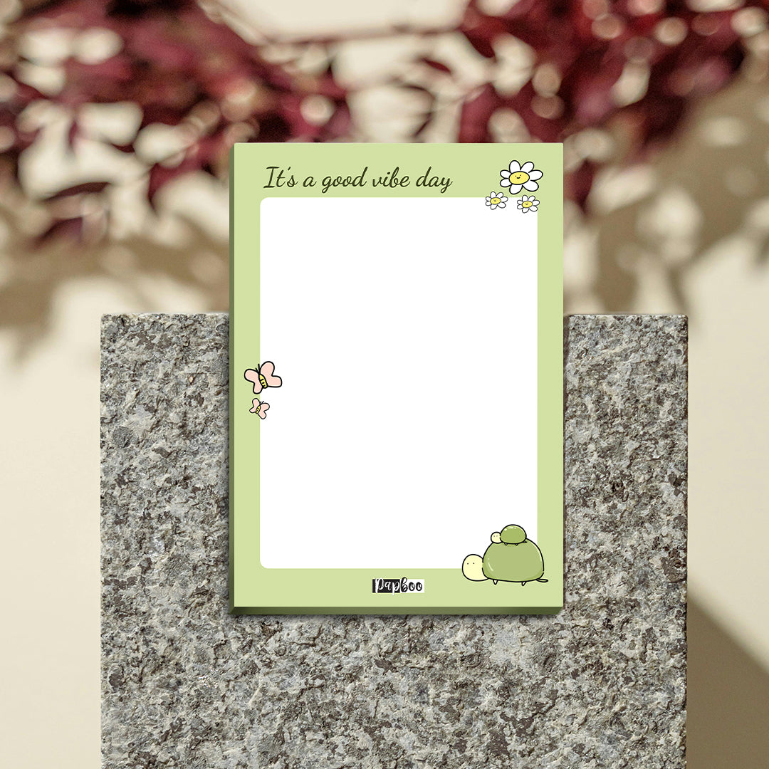 A6 Tear-Off Notepad – Good Vibe