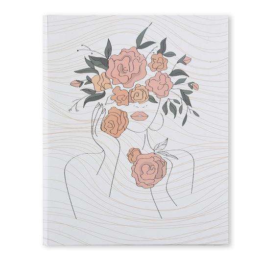 Hardbound – Flower Women l Notebook , Diary – Ruled