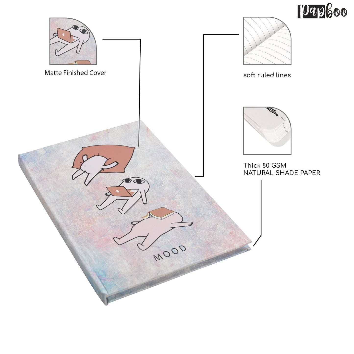 Mood & Nazarbattu combo- Hardbound Dairy