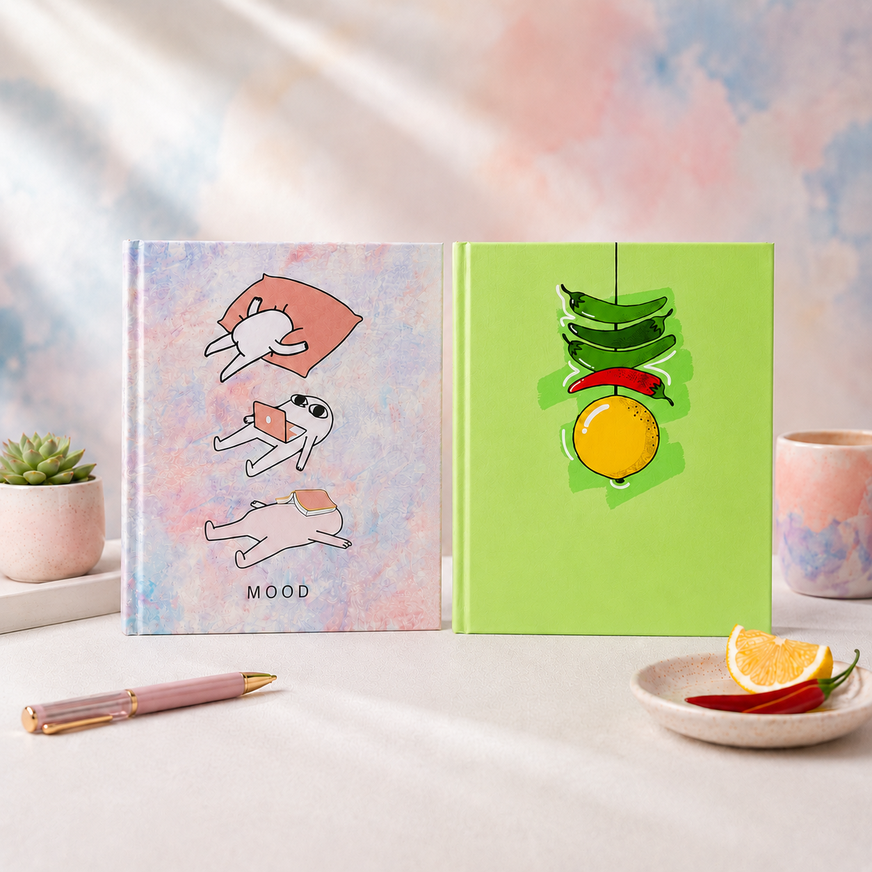 Mood & Nazarbattu combo- Hardbound Dairy