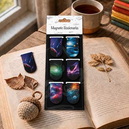 Galaxy- Magnetic Bookmark
