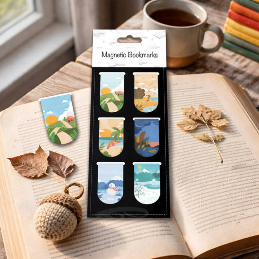 Seasons- Magnetic Bookmark