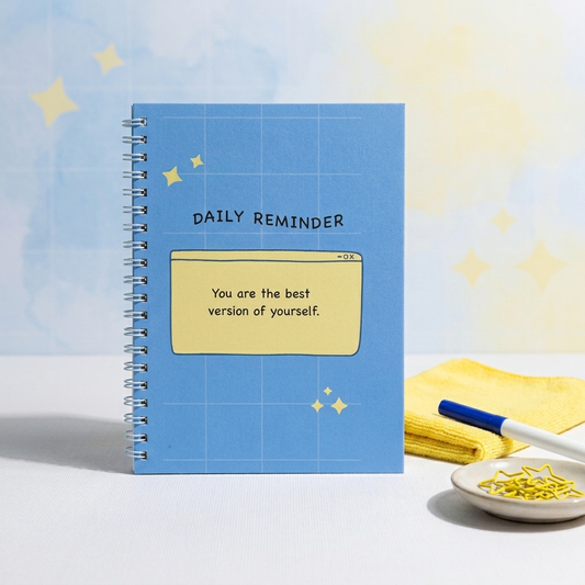 Daily Reminder Re-writable Notebook
