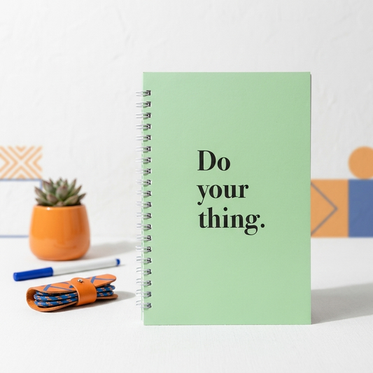 Do your thing Re-writable Notebook