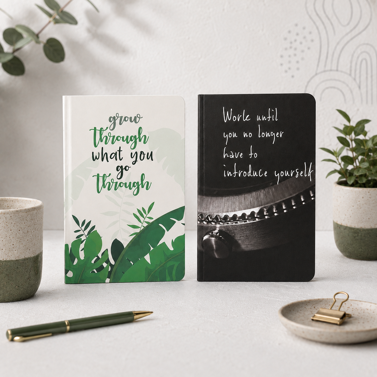 Grow & Workuntil- Softbound Notebook