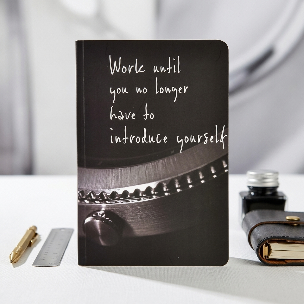 Work Untill- Soft Bound Notebook