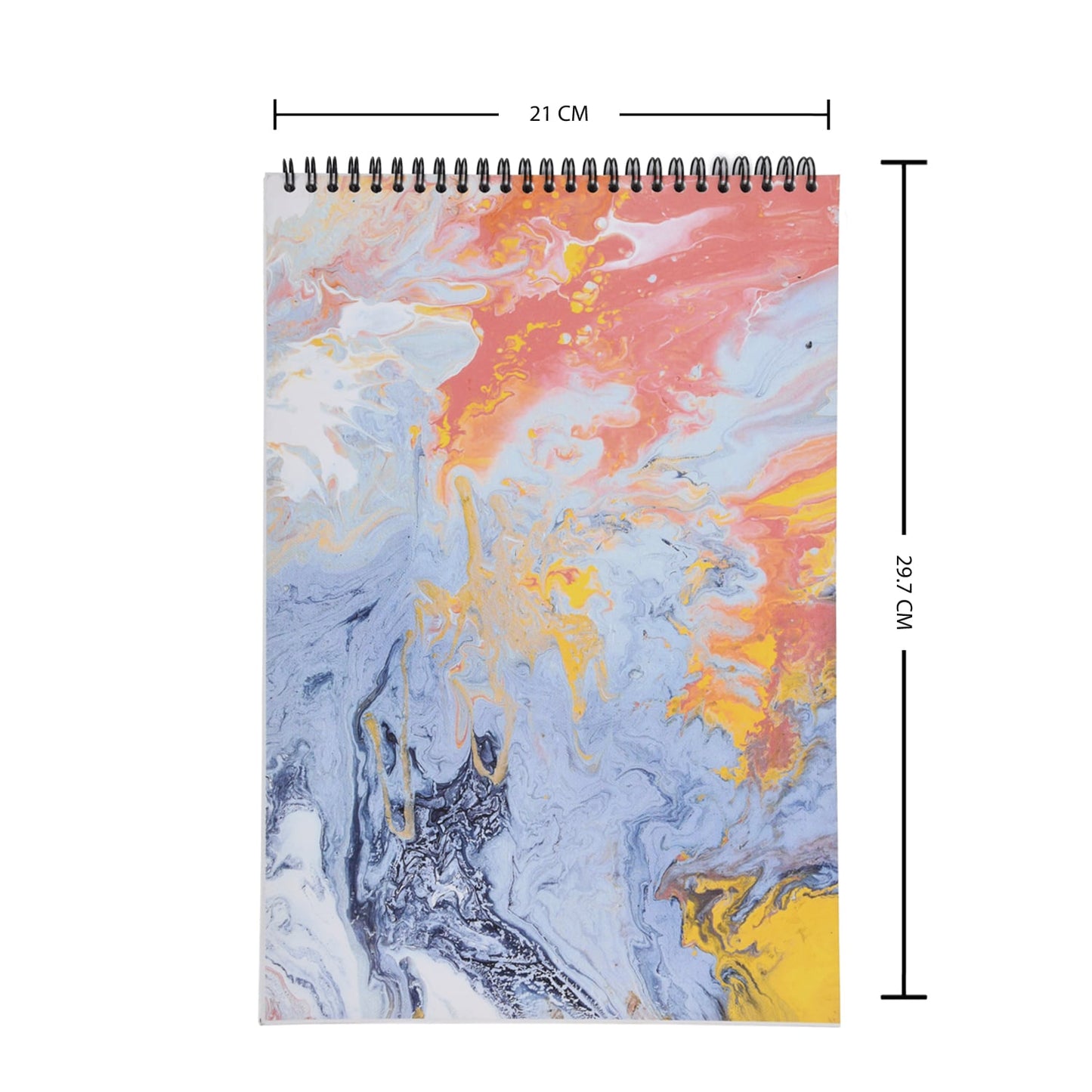 Pack of 9 Sketchbook – Marble Art(Navratri Special)