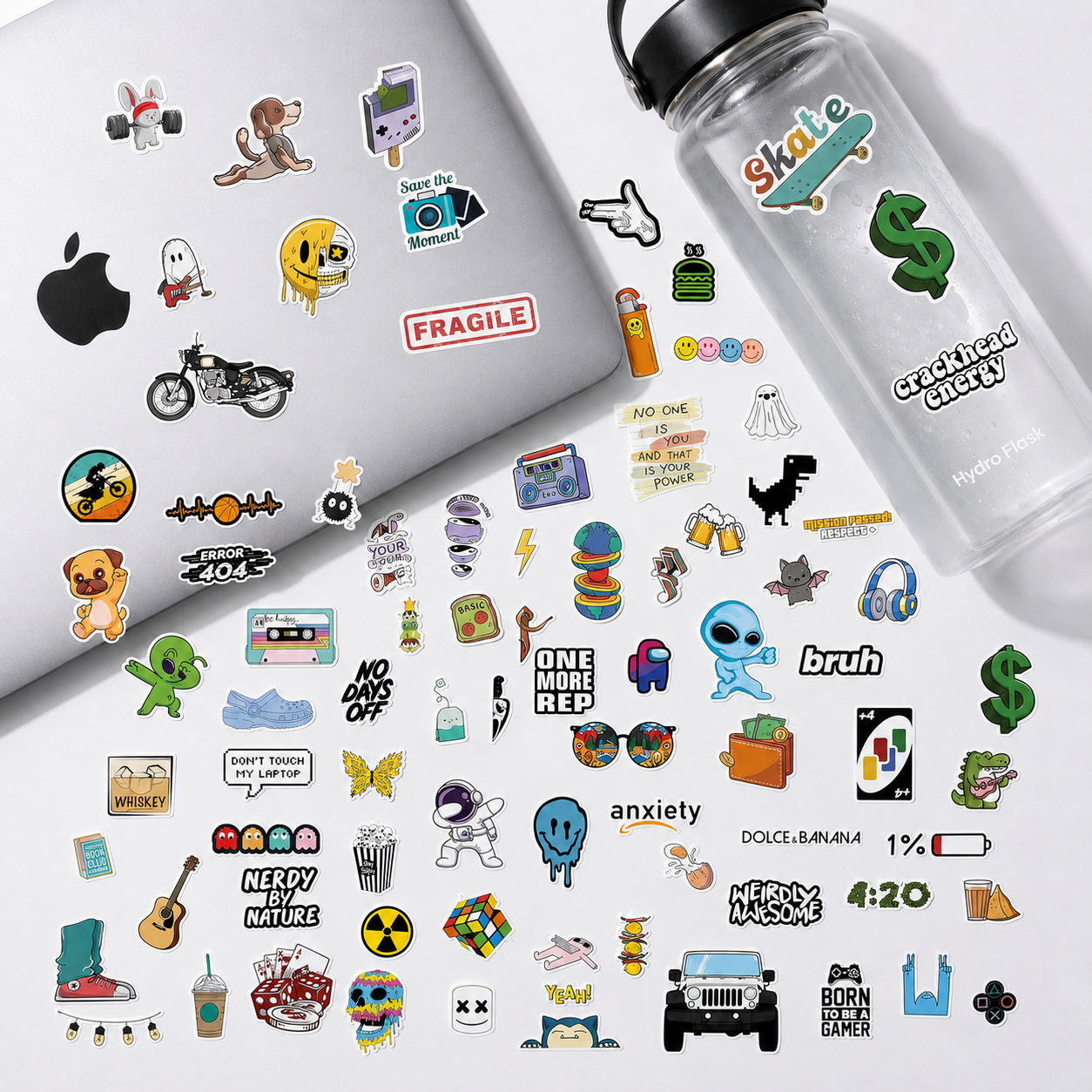 Ghost- Vinyl Stickers (Pack of 100)
