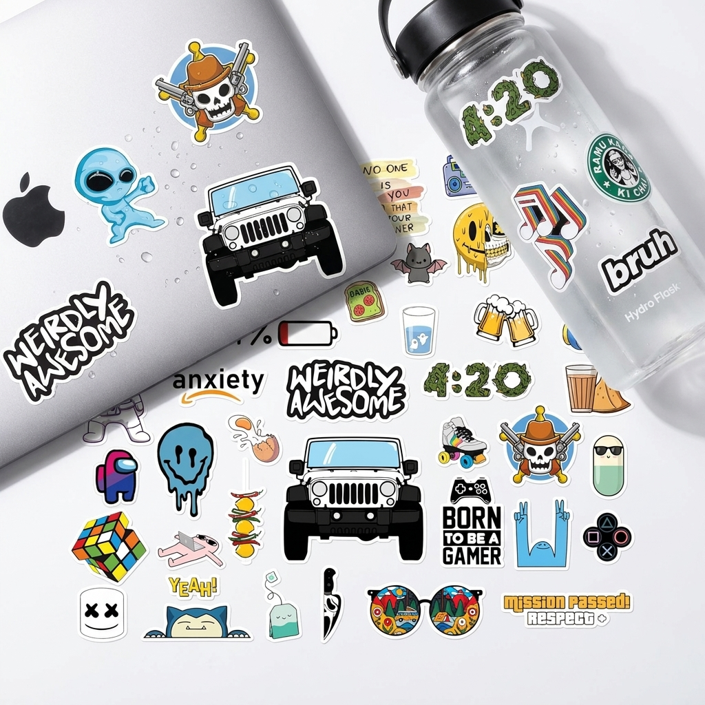 Thar- Vinyl Stickers (Pack of 50)
