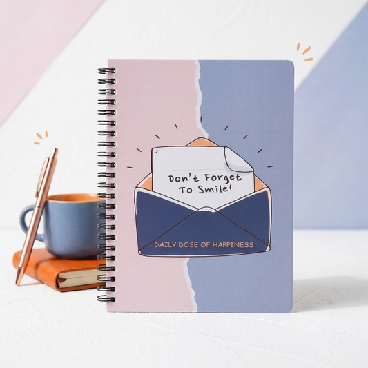 Smile- Wiro Dot Grid Journal