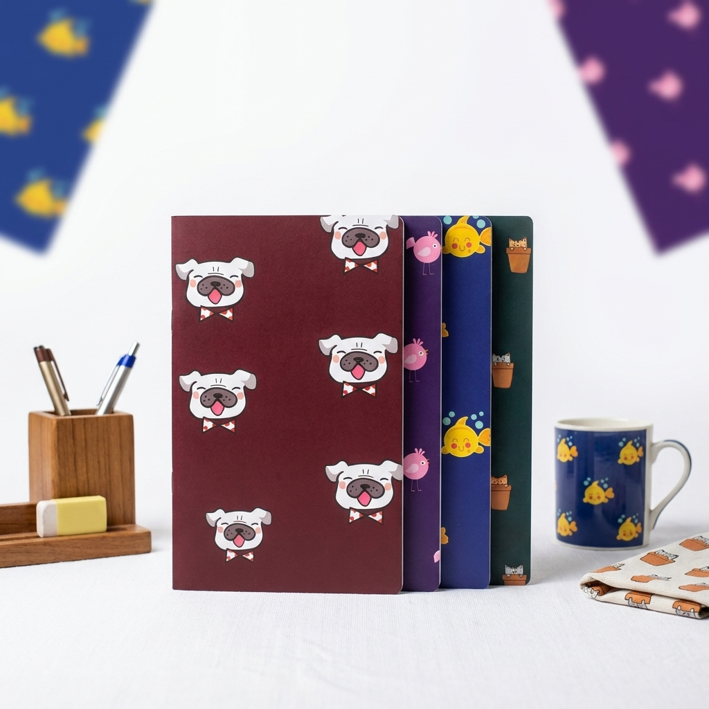 Animal- Set of 4 Notebooks