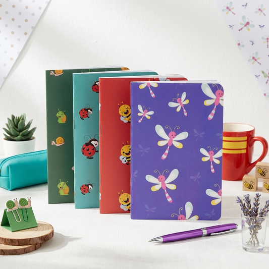 Cute Creatures – Set of 4 Notebook