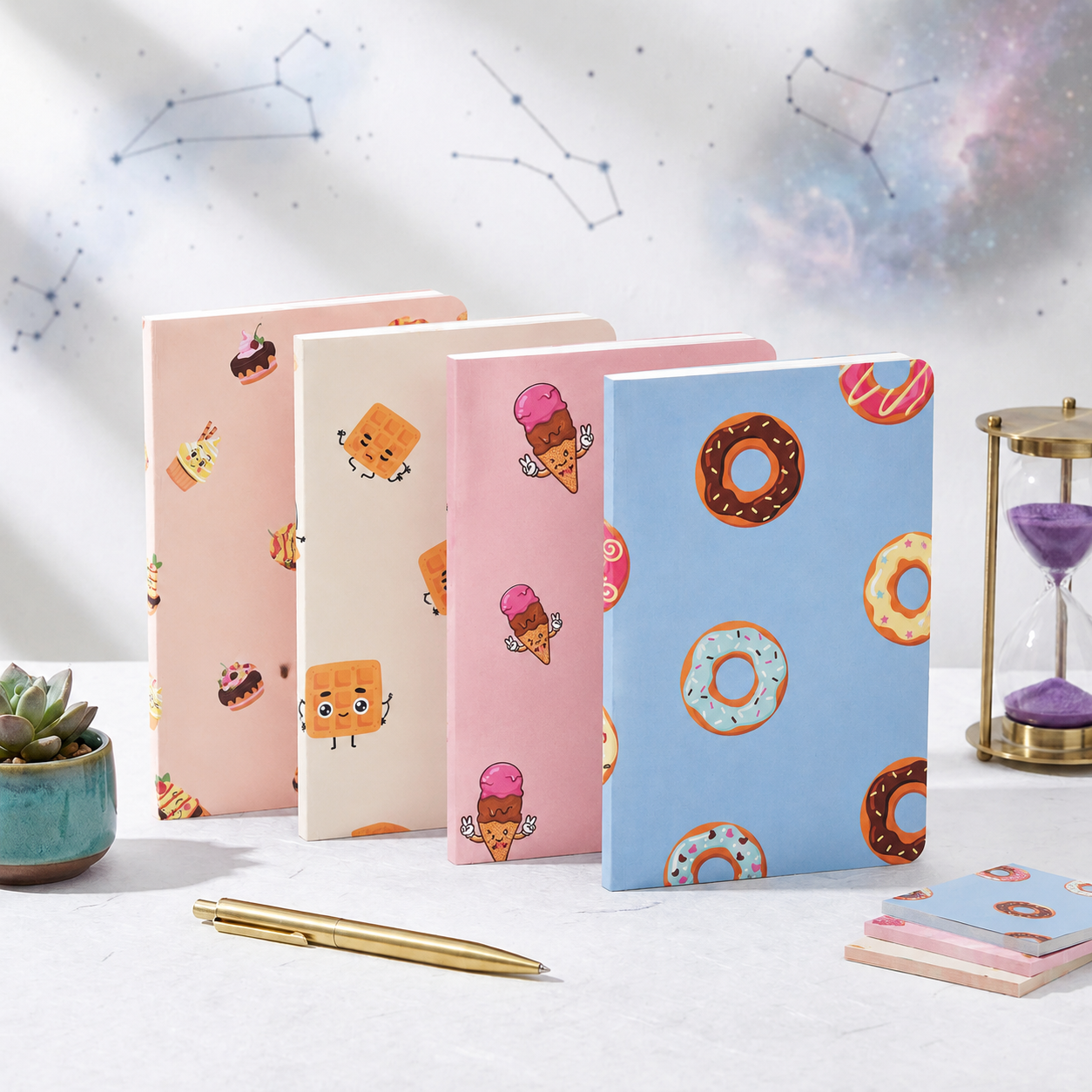 Dessert - Set of 4 Notebooks