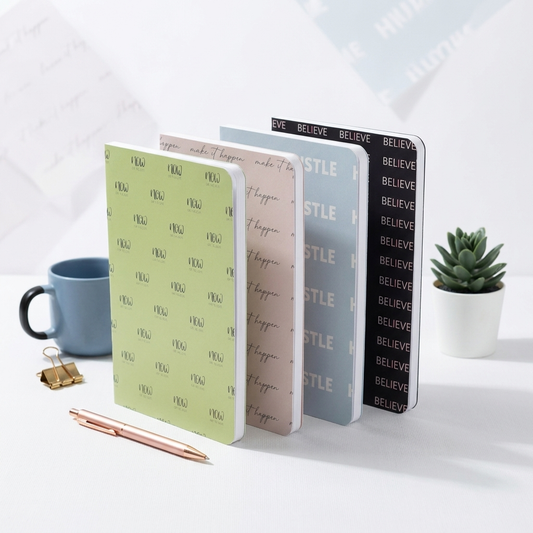 Motivational Phrases – Set of 4 Notebooks
