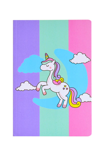 Pack of 9 A5 Unicorn Soft Bound Notebook(Navratri Special)