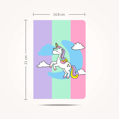 Pack of 9 A5 Unicorn Soft Bound Notebook(Navratri Special)