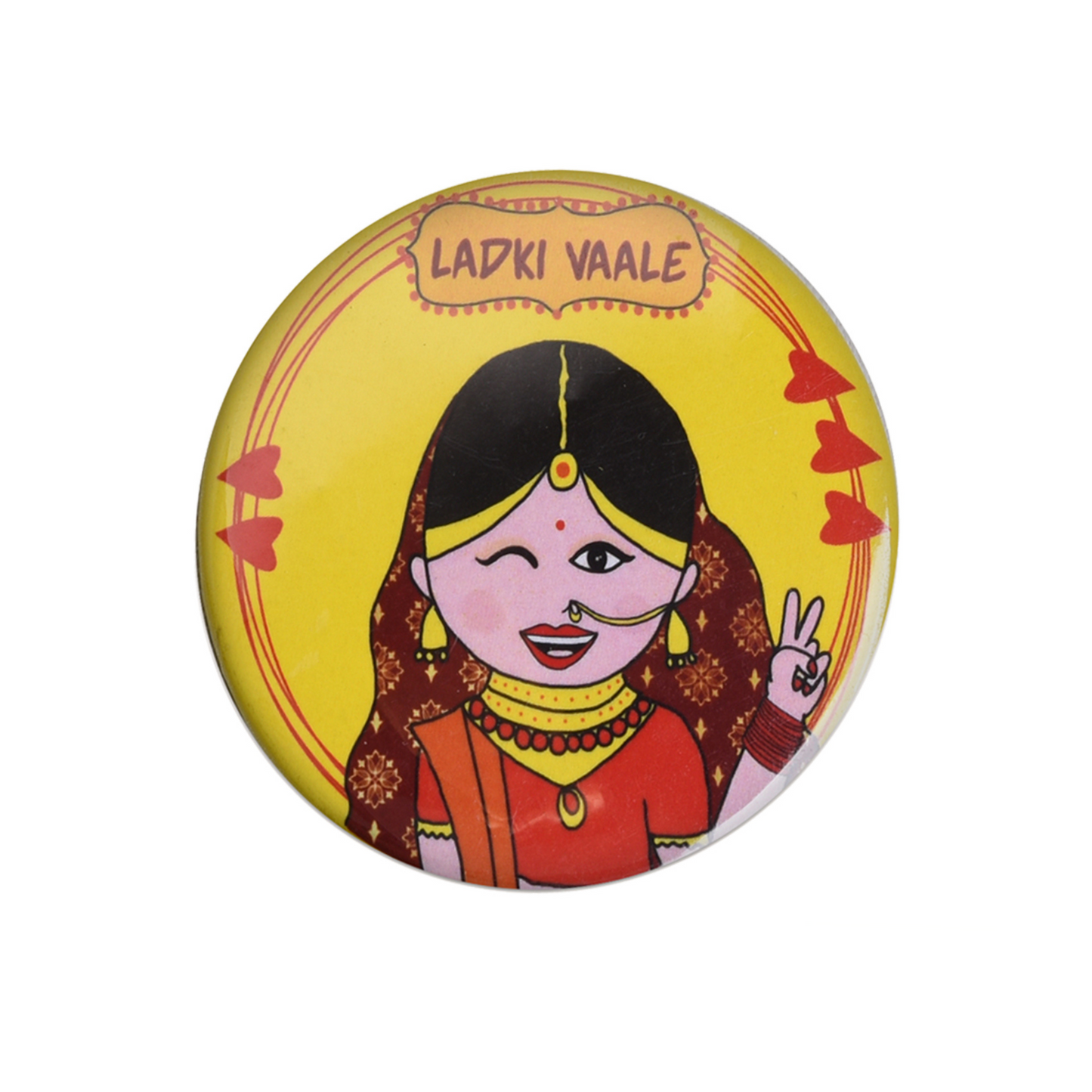 Papboo Wedding Badges (Ladki Wale Pack of 15)