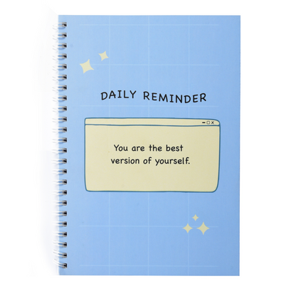 Daily Reminder Re-writeable Notebook