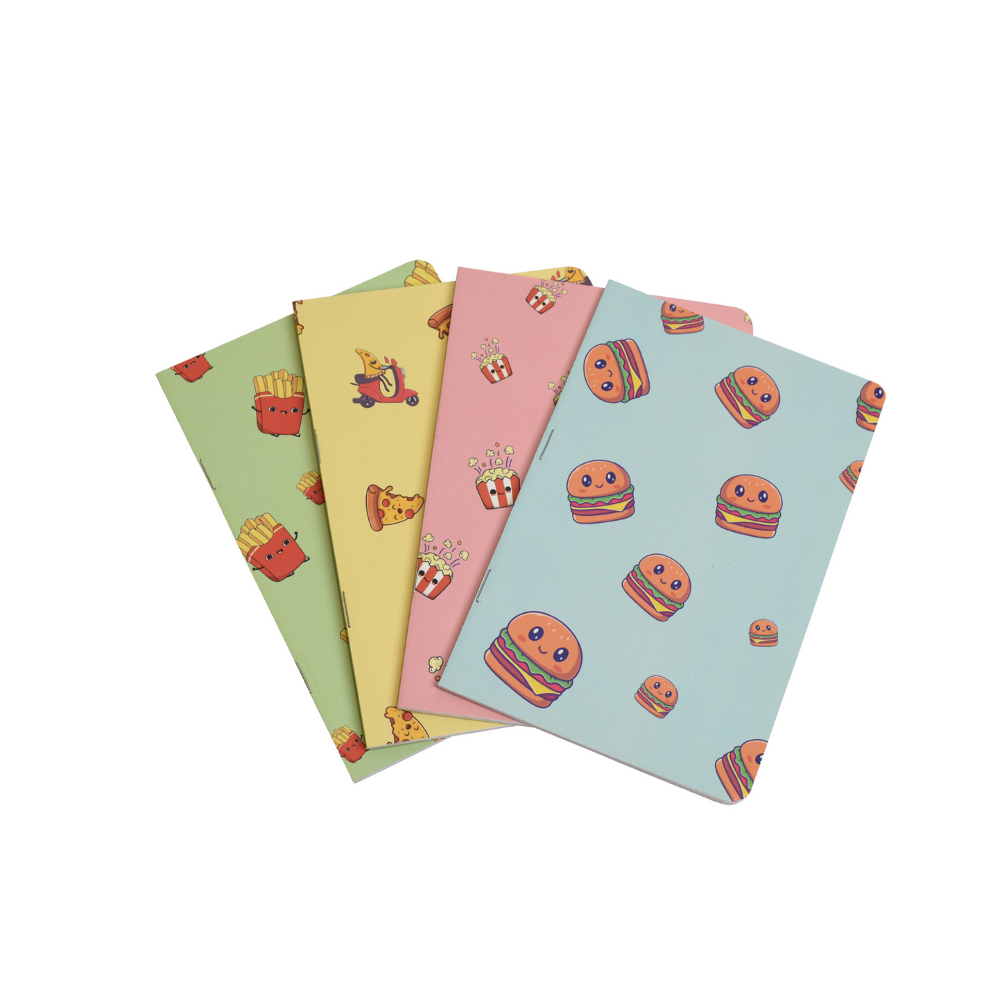 Snacks – Set of 4 Notebooks