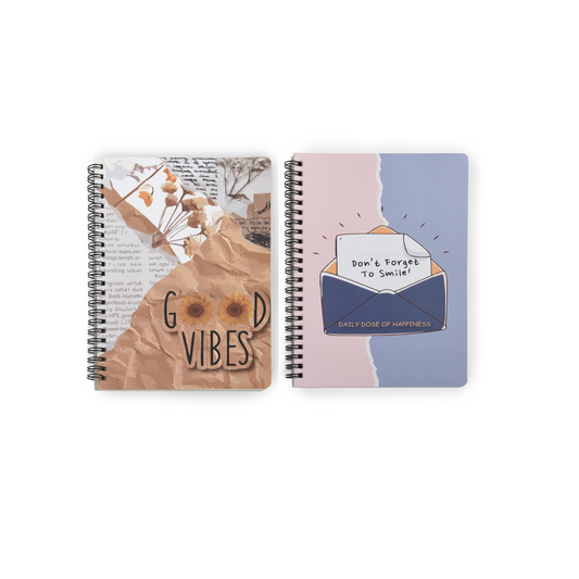 Good Vibes & Smile- Pack of 2