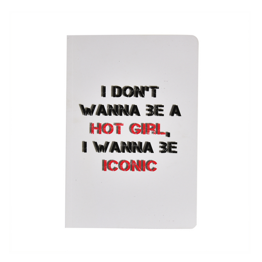 Hot Girl- Soft Bound Notebook