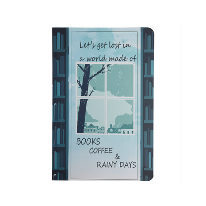 Rainy days- Soft Bound Notebook
