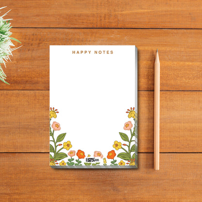 A6 Tear-Off Notepad – Happy Notes