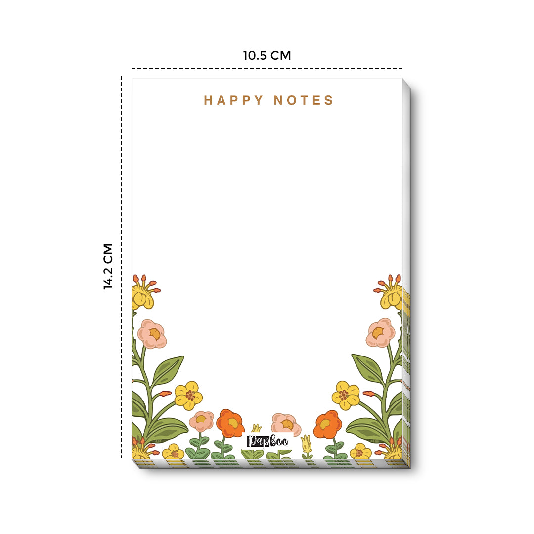 A6 Tear-Off Notepad – Happy Notes
