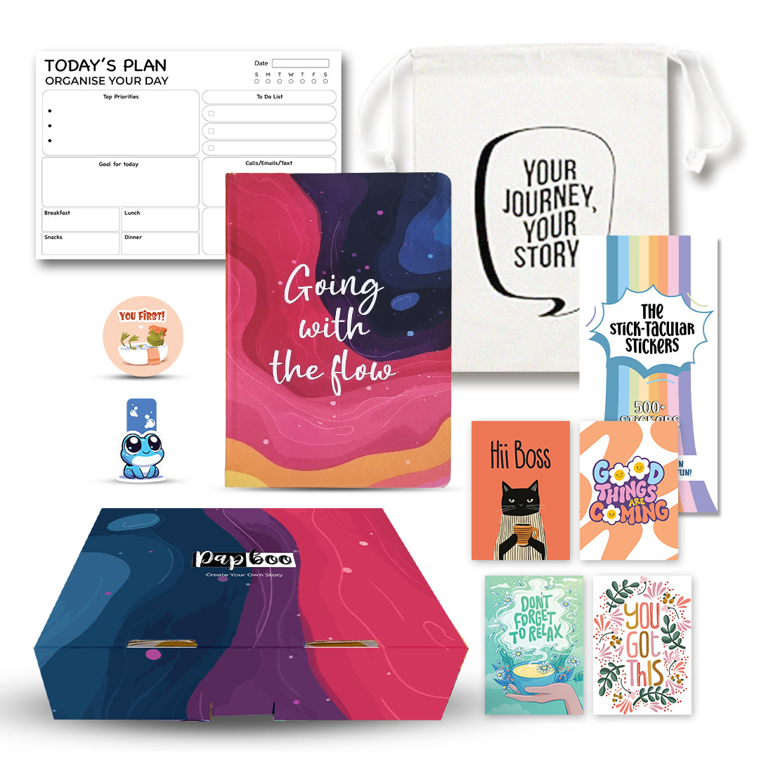 2026 Undated Annual Planner Kit - Going with the flow