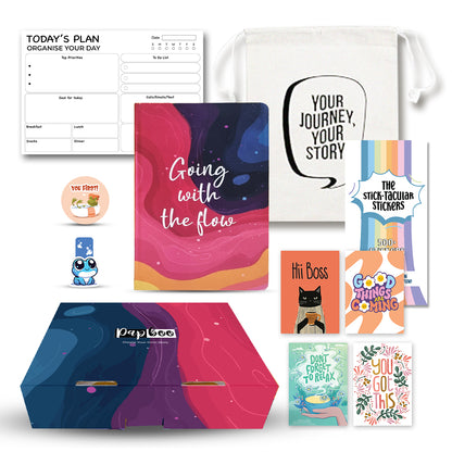2026 Undated Annual Planner Kit - Going with the flow