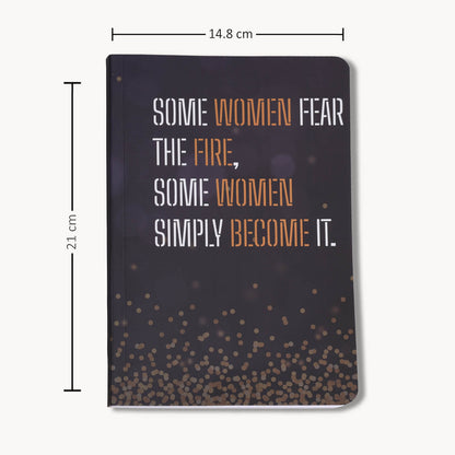 Women Fire- Soft Bound Notebook