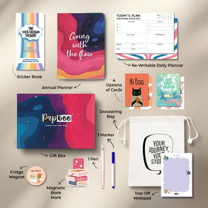 2027 Undated Annual Planner Kit - Going with the flow