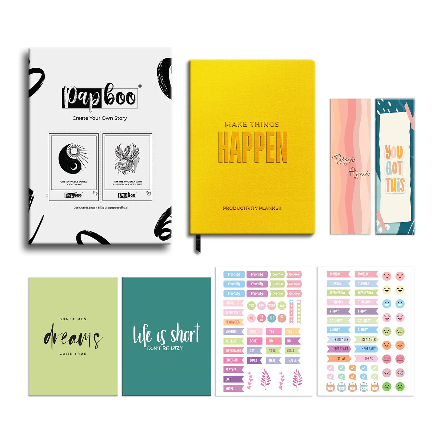 Productivity Planner Kit (Yellow)