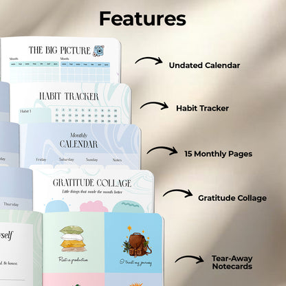 2026 Undated Annual Planner - Character